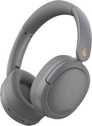 Edifier W800BT Pro Hybrid Active Noise Cancelling Over Ear Headphone, Gray | Bluetooth 5.4, Hi-Res Audio, AI Call Noise Cancellation, 45H Playtime, Fast Charging, Foldable, Wireless Over-Ear Headphones