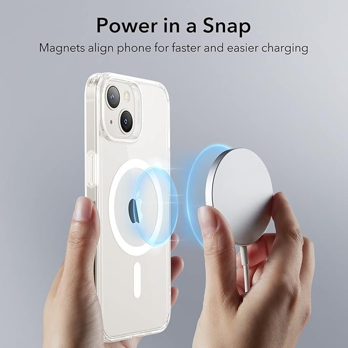 ESR for iPhone 14/13 Case for MagSafe, Anti-Yellowing, Clear | Ultra Slim, 3X Military-Grade Drop Protection, Magnetic Phone Case, Impact Absorbing, Resists Scratches - Image 2